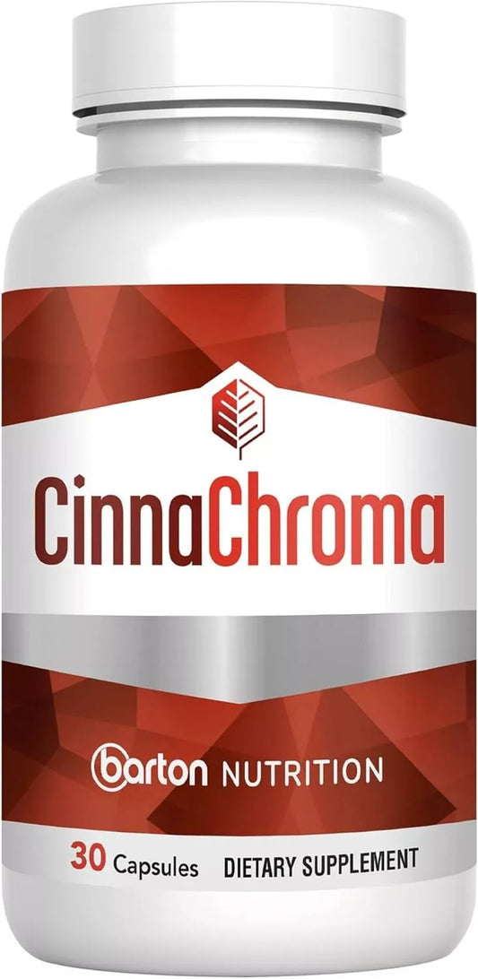 CinnaChroma 60 Cinnamon Capsules - Contains Chromium and Vanadium Pyridinate to